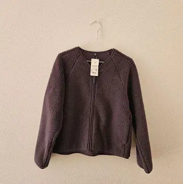 UNIQLO 보아 자켓 플리스 여성용 아우터 블루종