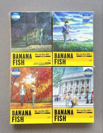 BANANAFISH Blu-Ray 전 4권 블루레이 완전 생산 한정판