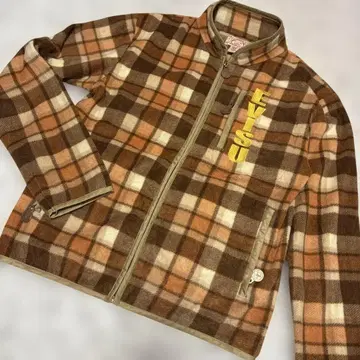 타임세일 EVISU 갈매기 플리스 자켓 체크 34