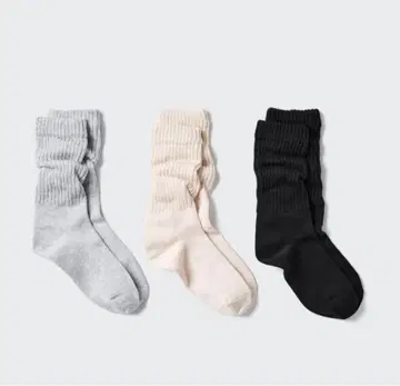 유니클로 루즈삭스 3켤레 세트