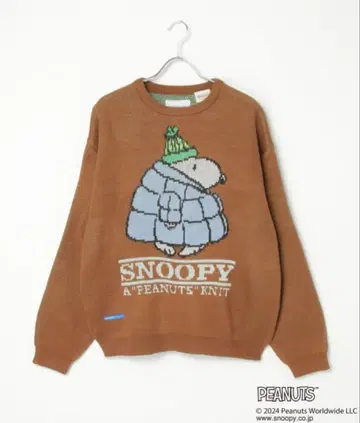 PEANUTS 피넛 SNOOPY 스누피 TP 크루넥 니트 L