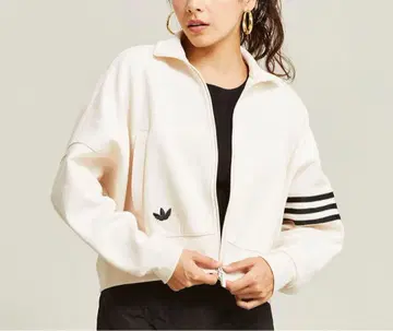 adidas originals 크롭 저지 크림 XS