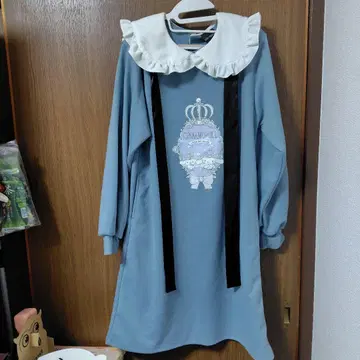 시나모롤 세일러 카라 원피스