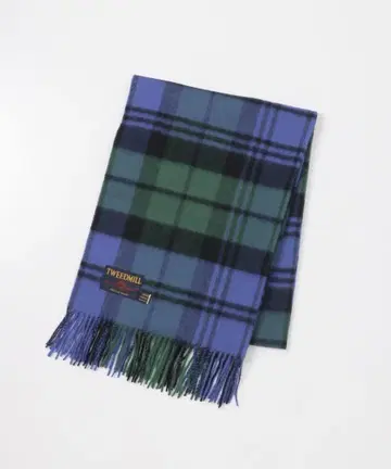 TWEED MILL 트위드밀 스톨 BLU/GRN