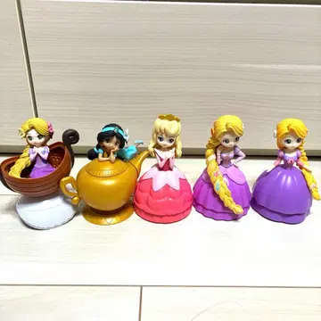 디즈니 프린세스 캡슐 캐릭터 히로인 인형 5개