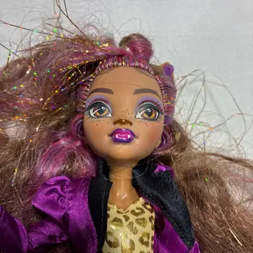 몬스터 하이 커스텀 인형 보라색 의상