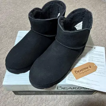 새상품 BEARPAW Sabrina 블랙 어그 부츠 23cm