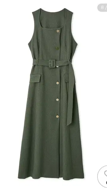 FRAY I.D 더블 헤링본 베스트 원피스