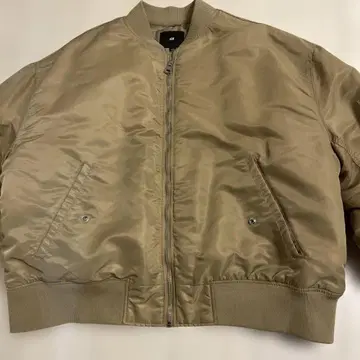 남성용 오버 사이즈 겨울 블루종 점퍼 나일론 충전솜