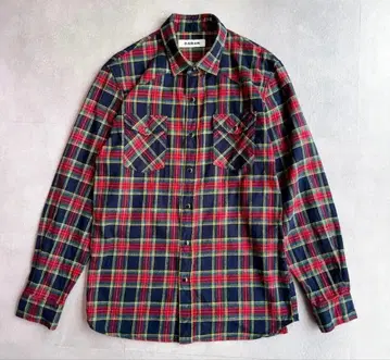 CABaN 투모로우랜드 체크 플란넬 셔츠 남성용 S