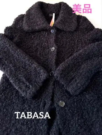 [새상품급] TABASA 복슬복슬 롱 가디건 블랙 프리 사이즈 모헤어