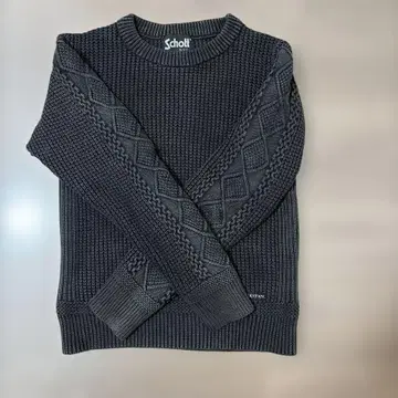 Schott 다크 그레이 크루넥 니트