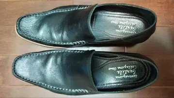 블랙 가죽 로퍼