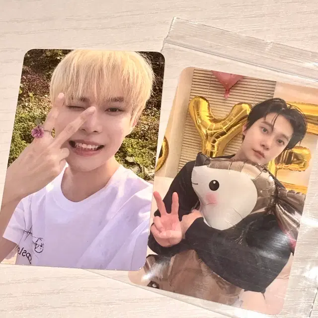 금발 꽃반지 도영 포카 늦은말 promise 앨범 앨포 양도 엔시티