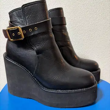 [ 즉시 구매 OK ] sacai 플랫폼 부츠 비브람 밑창 36