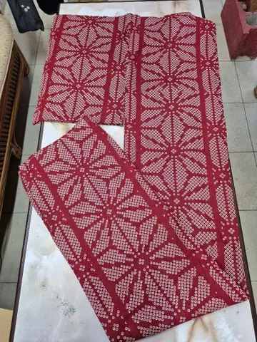 [ 새상품 ] 유카타 단의 마름모 기하학 문양