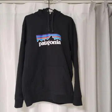 patagonia 블랙 후드 부착 후드티