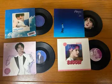 bts 진군 레코드 코스터 세트