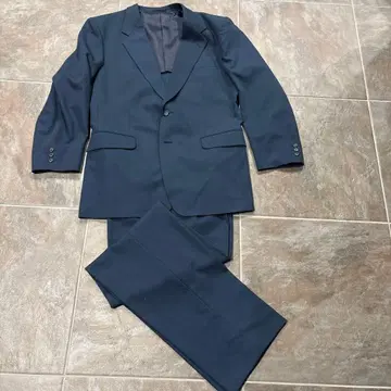 남성용 HANABISHI SYSTEM1950 네이비 캐주얼 수트