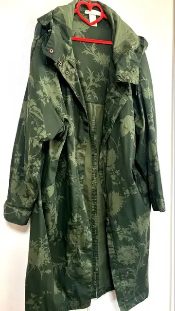 L.O.G.G. 꽃무늬 미니풍 모즈 코트 H&M 콜라보