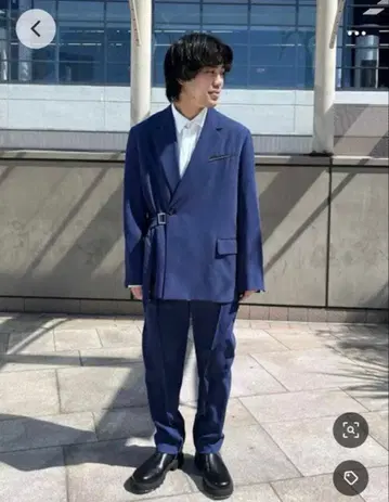 CULINI 네이비 테일러드 자켓 팬츠 셋업