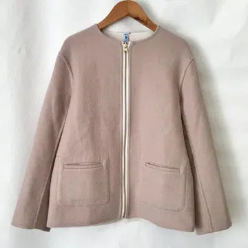 any SiS 숏 리버서블 코트 아이보리 베이지 숏코트