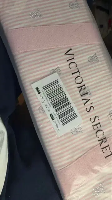 미사용 새상품 VICTORIA'S SECRET 헤리티지 스트라이프 토트백