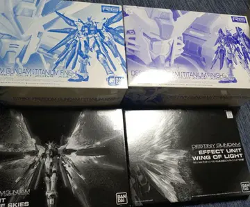 RG 스트라이크 프리덤 데스티니 티타늄 피니쉬 하늘의 날개 빛의 날개