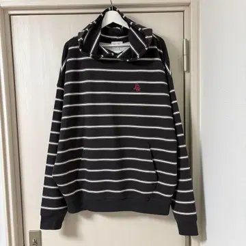 PAGEBOYLIM 보더 풀오버 후드티