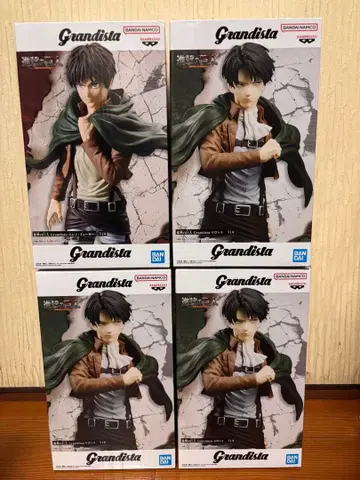 진격의 거인 Grandista 리바이 피규어 4체 세트