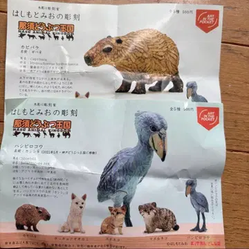 나스 동물 왕국 하시모토 미오 카피바라 하십비로코우 세트 미개봉