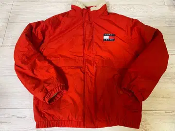 TOMMY JEANS 빨간색 자켓