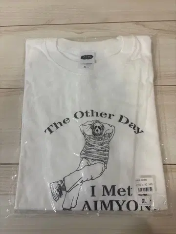 AIMYON 그래픽 T셔츠 XL 화이트