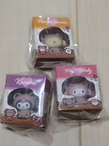 산리오 캐릭터즈 미니어처 패키지 컬렉션 세트