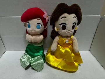 디즈니 프린세스 봉제 인형 nuiMOs 2개 세트