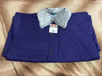 새상품 도라이치 하프 코트 M 2530-150 보라색 도카잔 방한