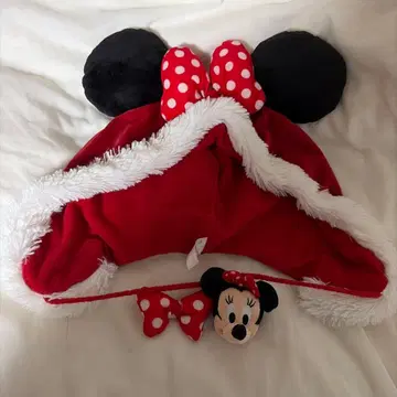 미니 마우스 디즈니 모자 복슬복슬 퍼 포함
