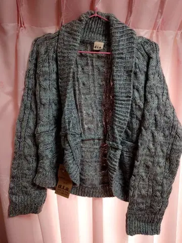 d.i.a. 케이블 짜임 가디건 프리 사이즈