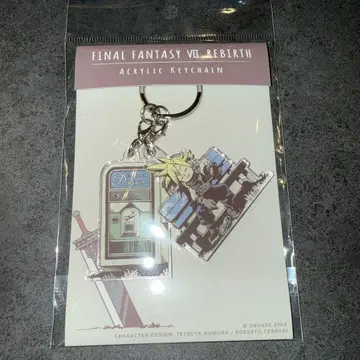 파이널 판타지 VII 리버스 아크릴 키링 잠자는 클라우드
