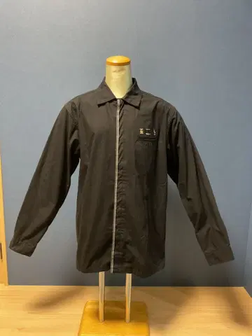 HG 블랙 자켓 구제 의류 메시지 프린트