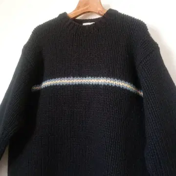 J.CREW 핸드 니트 울 니트 남성용 M