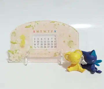 카드캡터 사쿠라 케로짱 탁상 아크릴 만년 달력 어깨 쿵 fig.