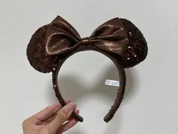 브라운 미키 귀 머리띠