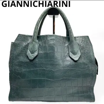 [ 레어 ] GIANNICHIARINI 지아니카리니 핸드백 악어 무늬