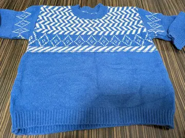 노르딕 무늬 니트 스웨터