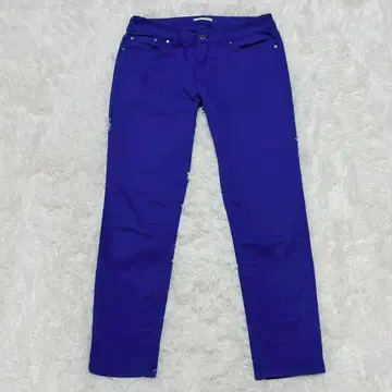 a.v.v 여성용 스키니 팬츠 S 블루 골프 이토킨 스트레치