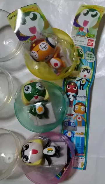 개구리 중사 케로로 샤키토 케로로 3종 반다이 쿠루루 타마마