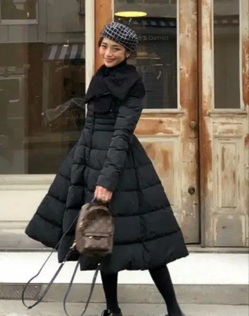 birthdaybash 플레어 다운 코트