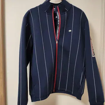 FIDRA 스트라이프 패턴 네이비 자켓