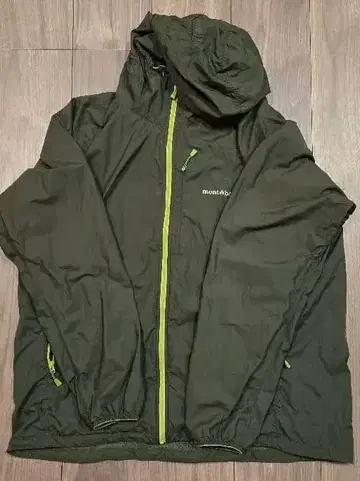 [ 새상품급 ] montbell 몽벨 라이트쉘 후드티 L-R